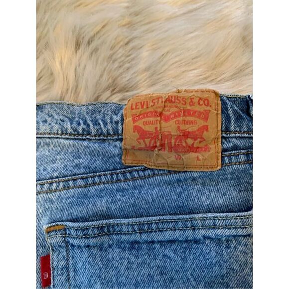 Levi's 505 Jeans Distressed Light Wash 34 - Picture 4 of 7